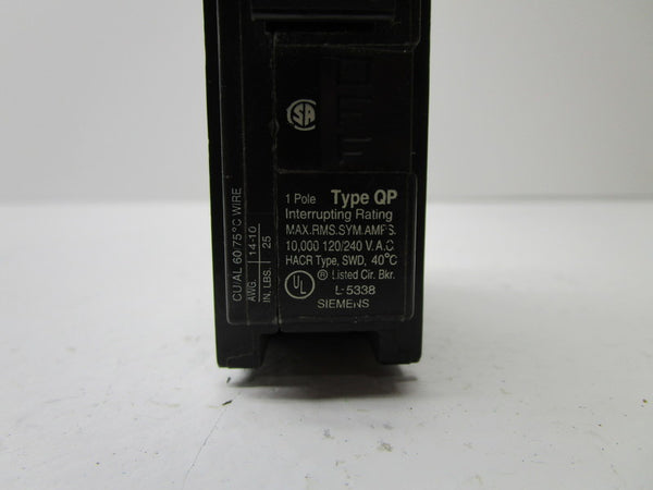 SIEMENS QP120 CIRCUIT BREAKER 20A  NSNP