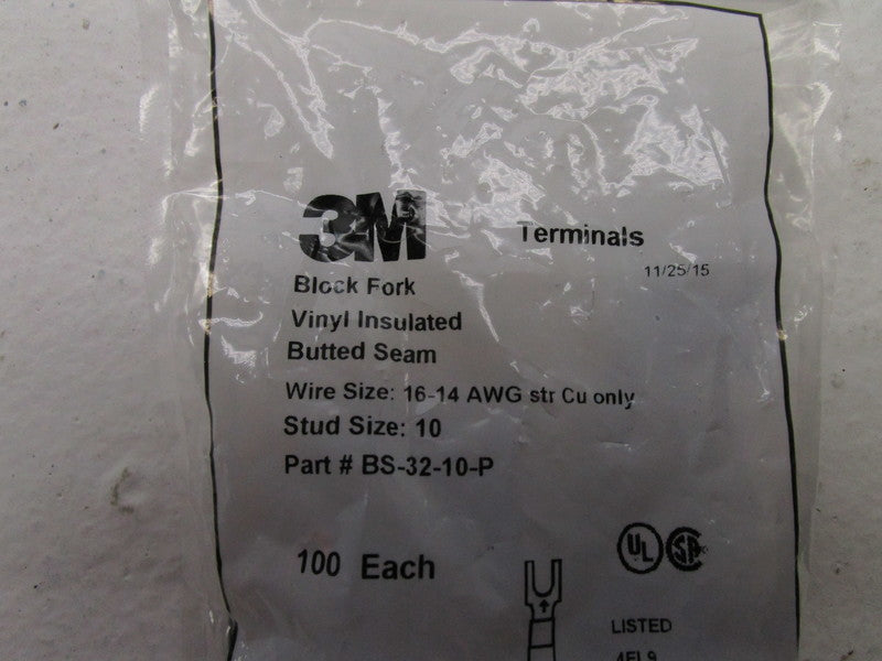 3M BS-32-10-P BLOCK FORK (PKG OF100)  NSMP