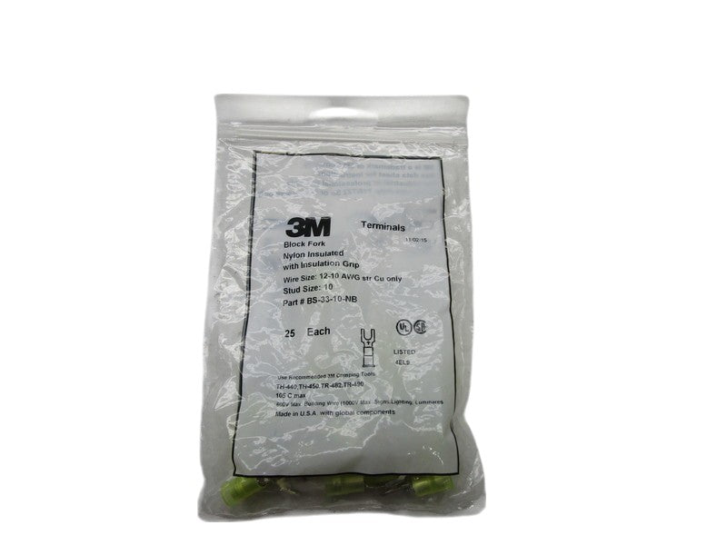 3M BS-33-10-NB BLOCK FORK (OKG OF 25)  NSMP
