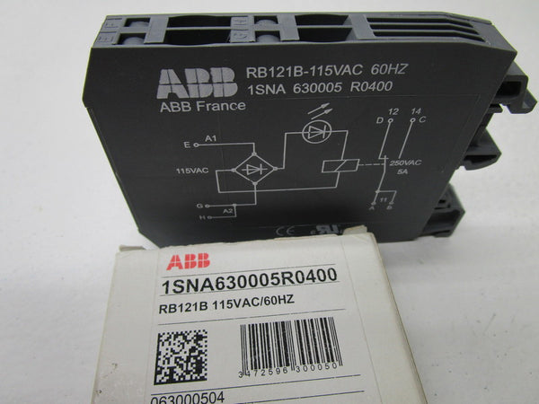 ABB 1SNA630005R0400 INTERFACE RELAY 115VAC   NSMP