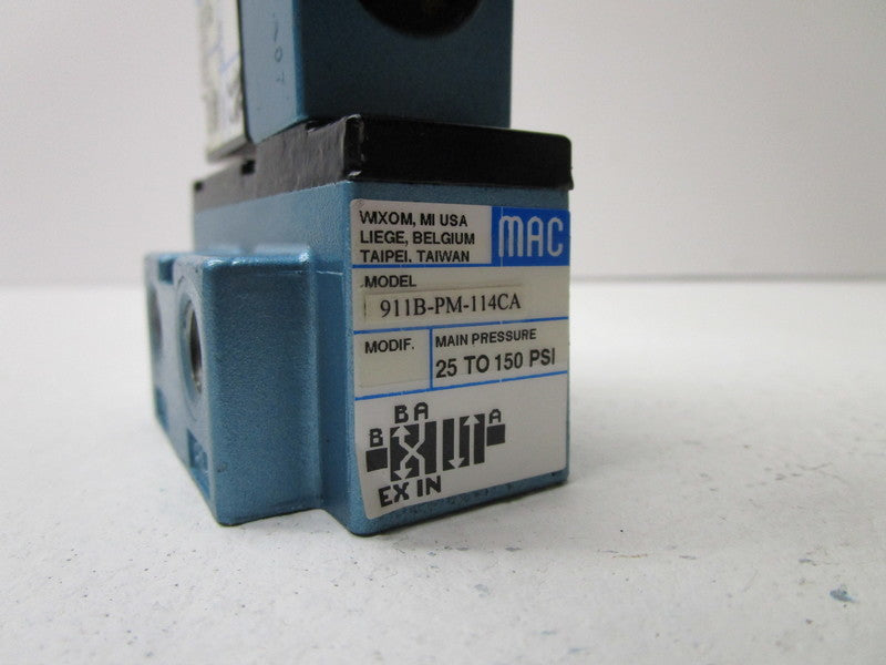 MAC 911B-PM-114CA SOLENOID VALVE  NSNP