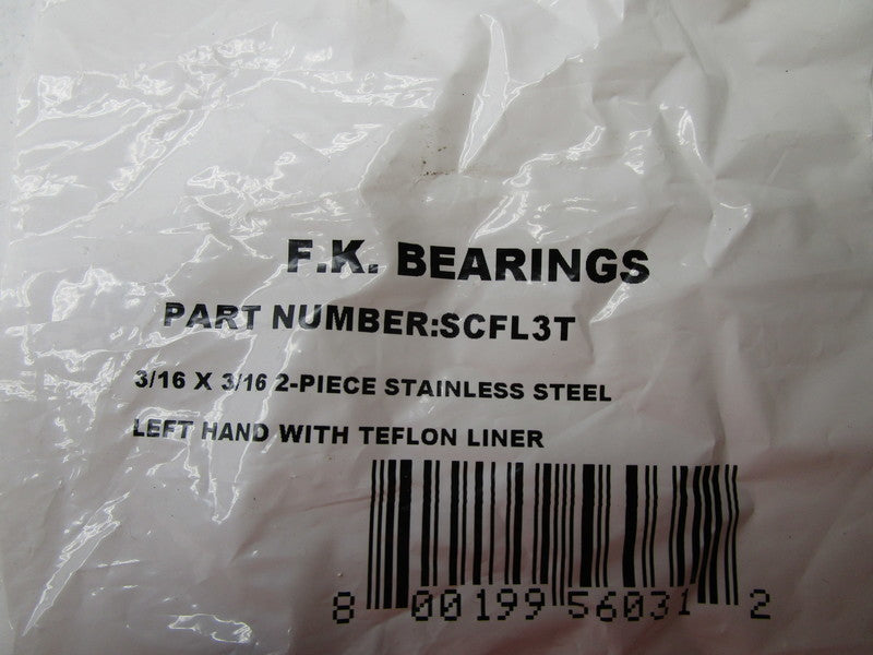F.K. BEARINGS SCFL3T ROD END  NSMP