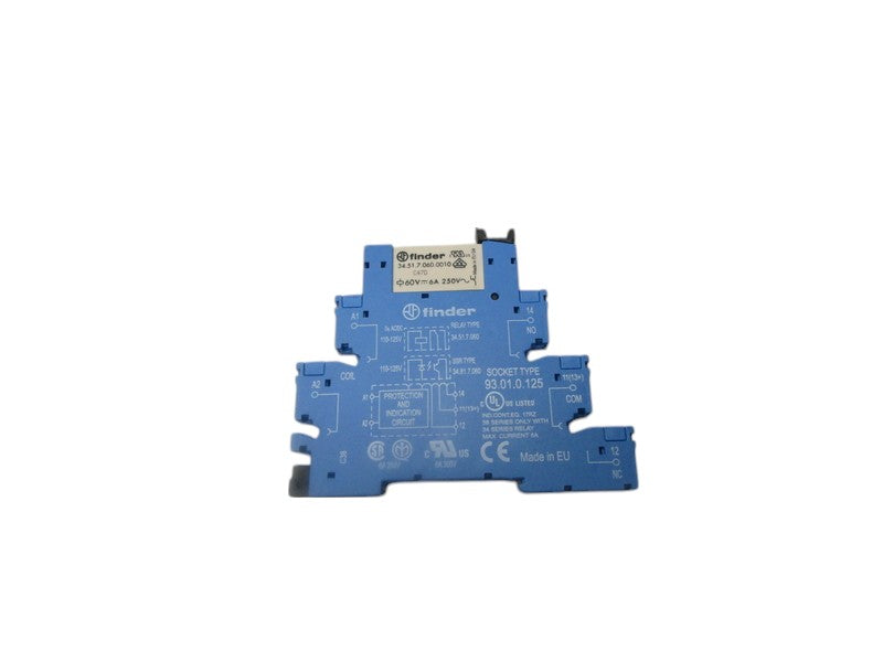 FINDER 93.01.0.125 TERMINAL BLOCK (AS PICTURED)  NSNP