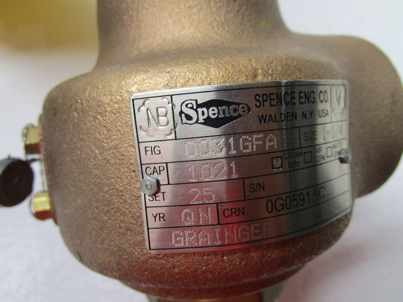 SPENCE 0031GFA-025 RELIEF VALVE  NSMP
