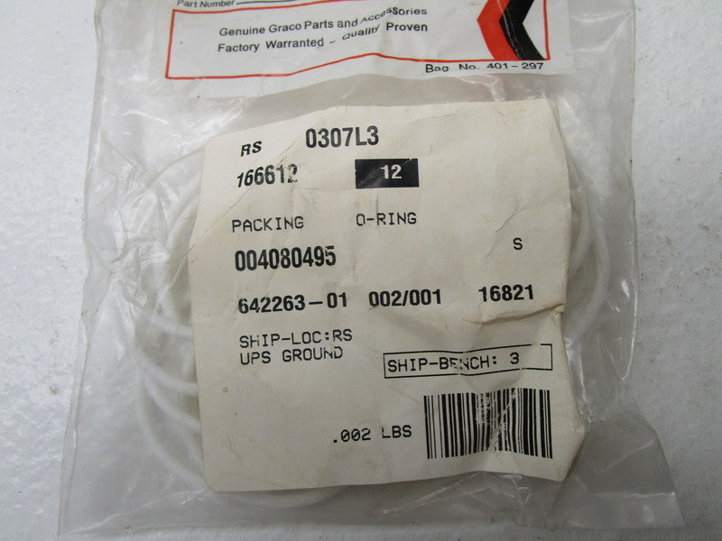 GRACO 166612 O-RING (PKG OF 12)  NSMP