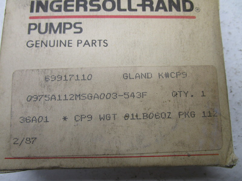 INGERSOLL RAND 69917110 PUMP GLAND  NSMP