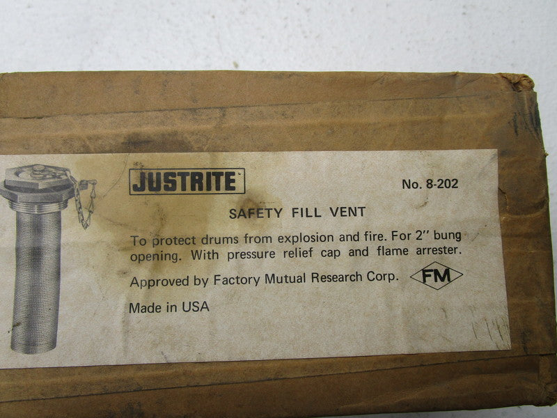 JUSTRITE 8-202 SAFETY FILL VENT  NSFS