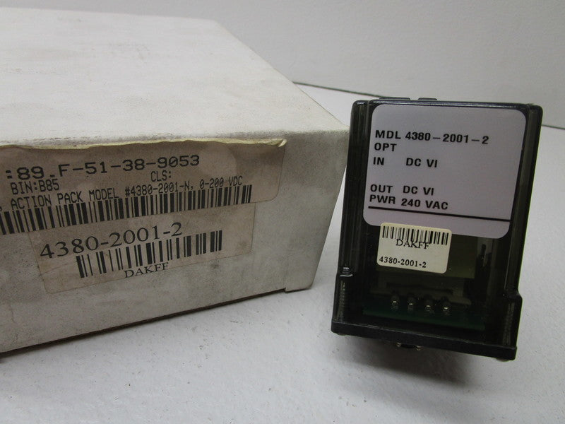 ACTION PAK 4380-2001-2 RELAY 240VAC  NSMP