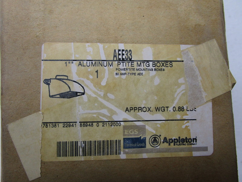 APPLETON AEE33 MOUNTING BOX  NSMP