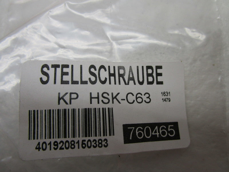 STELLSCHRAUBE HSK-C63 760465 KP  NSMP