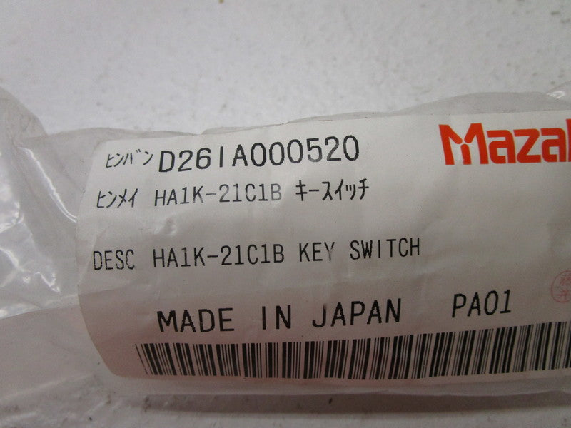MAZAK HA1K-21C1B KEY SWITCH  NSMP