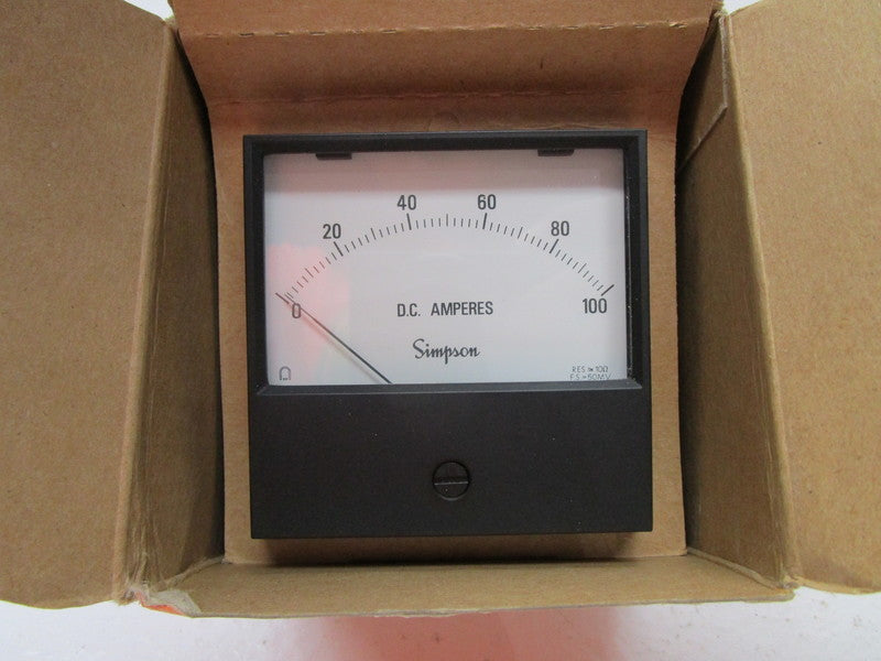 SIMPSON 17485 2123 PANEL METER 0-100  NSMP