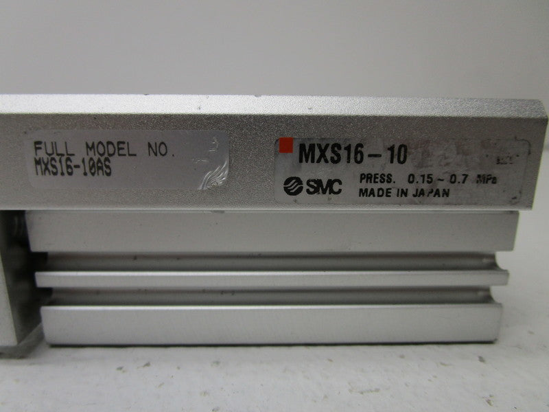 SMC MXS16-10AS AIR SLIDE TABLE CYLINDER  NSNP