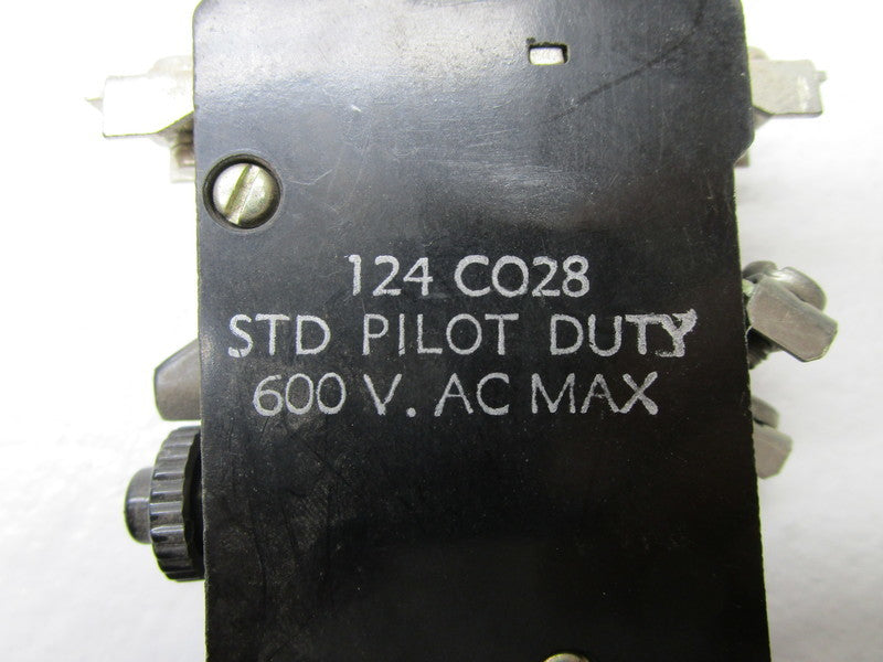 GENERAL ELECTRIC 124C028 OVERLOAD RELAY  UNMP