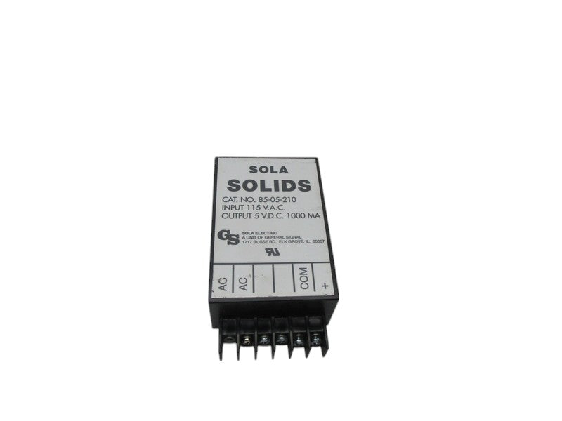 SOLA 85-05-210 POWER SUPPLY  UNMP