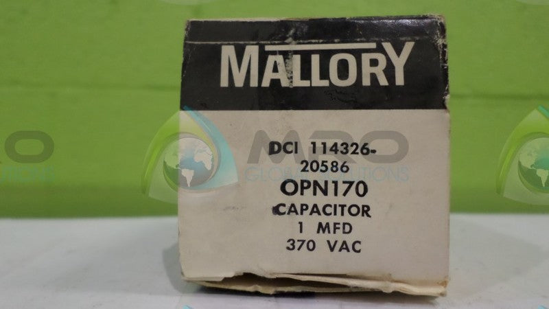 MALLORY OPN170 CAPACITOR NSMP