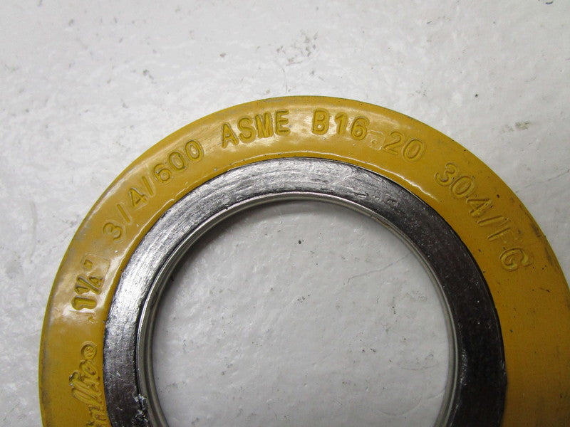 FLEXITALLIC 1-1/2" 3/4/600-ASME B16.20-304/FG GASKET  UNMP