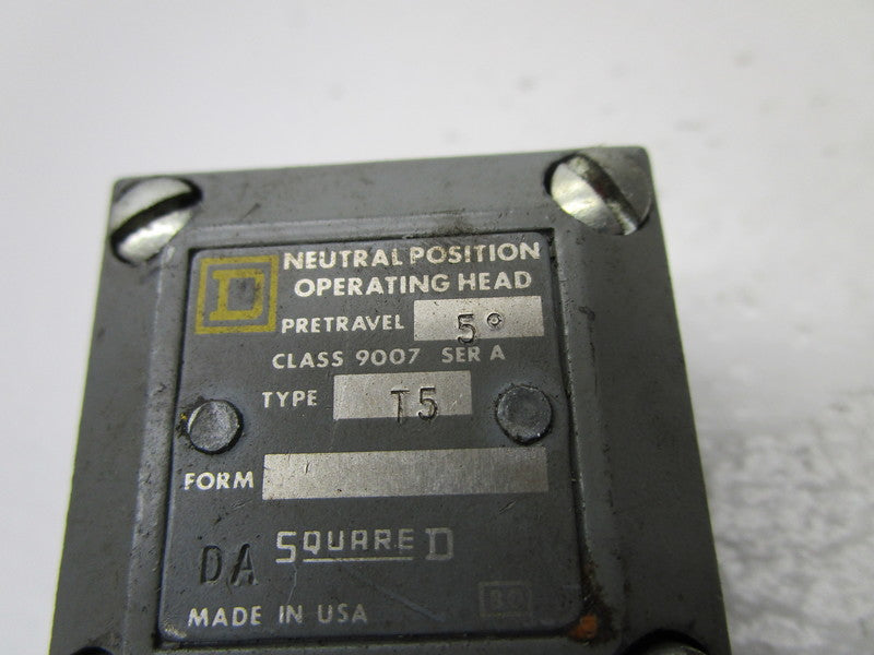 SQUARE D 9007-T5 OPERATOR HEAD  UNMP