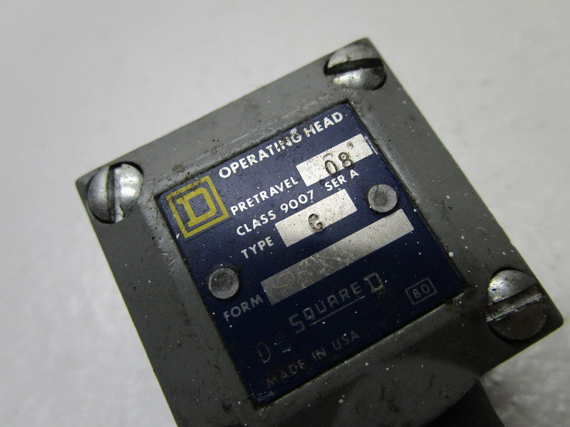 SQUARE D 9007-G LIMIT SWITCH OPERATING HEAD  UNMP