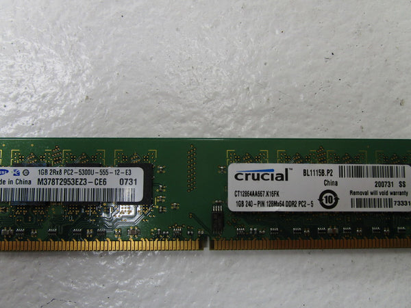 SAMSUNG M378T2953EZ3-CE6 MEMORY BOARD  UNMP