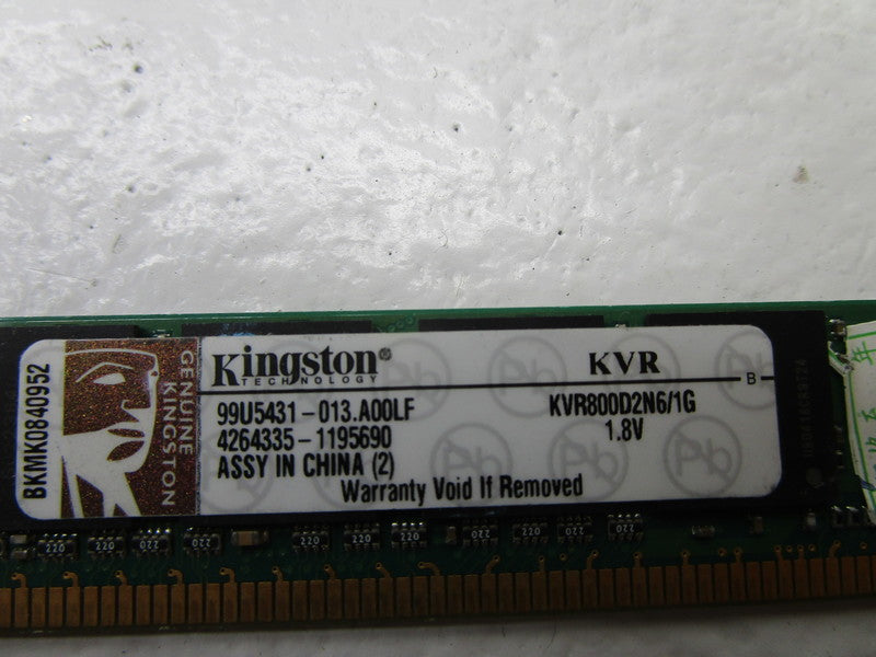 KINGSTON 99U5431-013.A00LF MEMORY RAM  UNMP