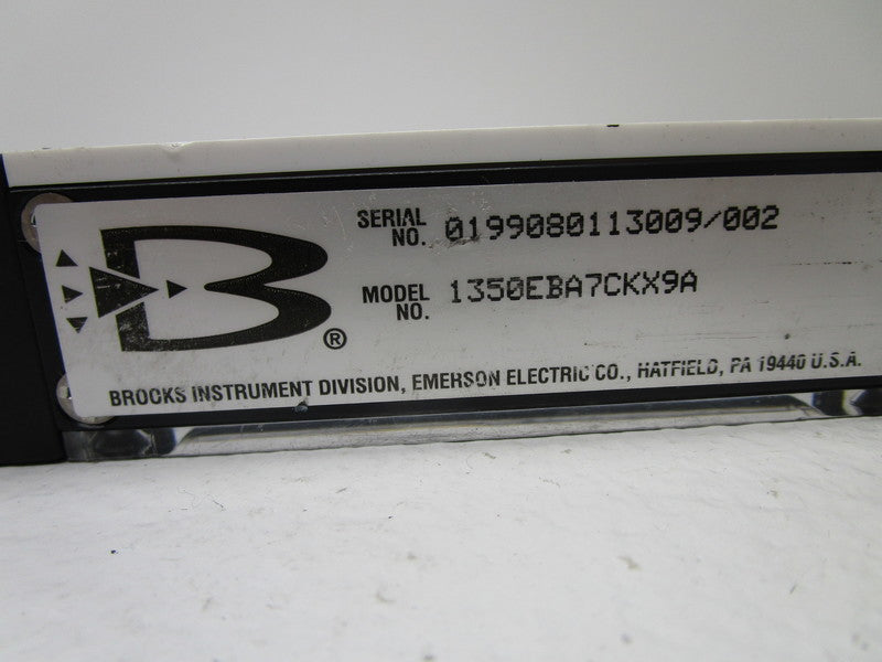 BROOKS INSTRUMENT 1350EBA7CKX9A FLOW METER  NSNP