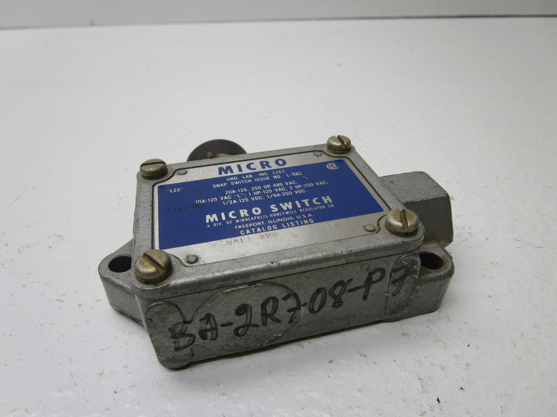 MICROSWITCH BAF1-2RNLH LIMIT SWITCH  UNMP