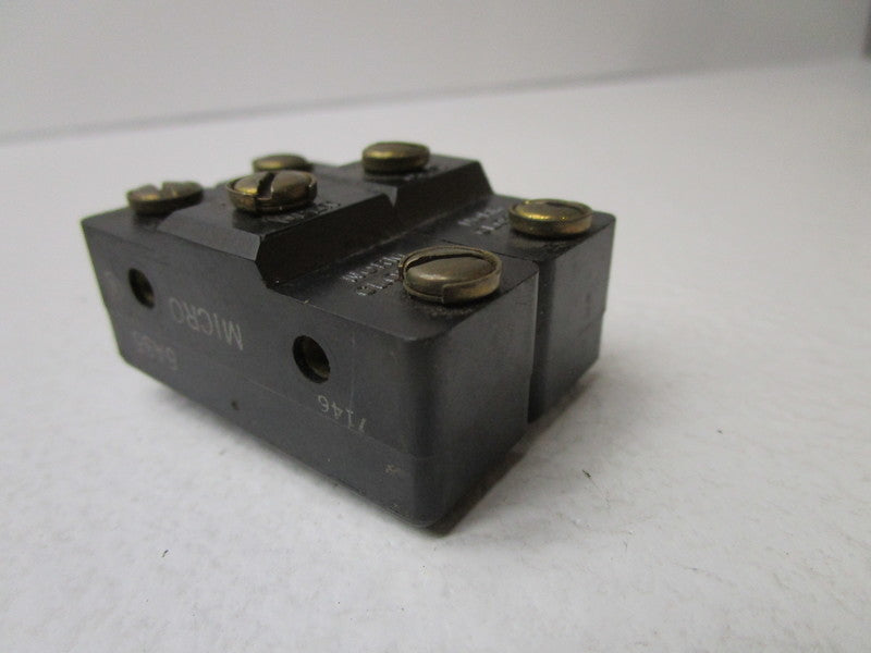 MICRO SWITCH 6AS5 LIMIT SWITCH  UNMP