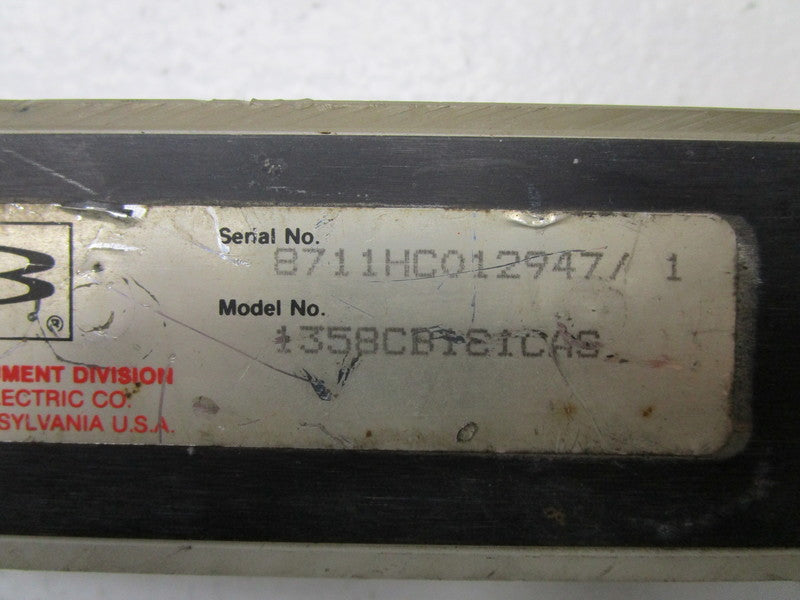 BROOKS INSTRUMENT 1358CB181CAS FLOW METER  UNMP