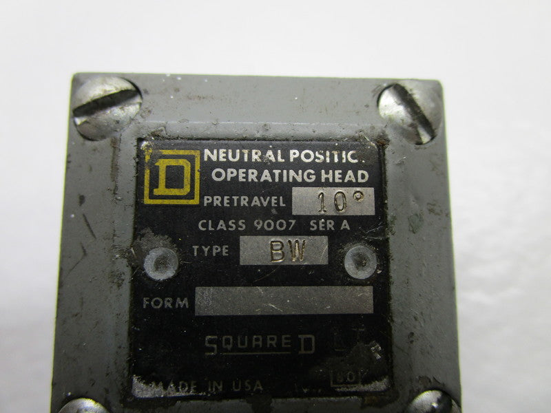 SQUARE D 9007-BW OPERATING HEAD  UNMP