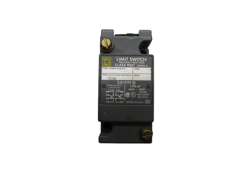 SQUARE D 9007-C068 LIMIT SWITCH  UNMP