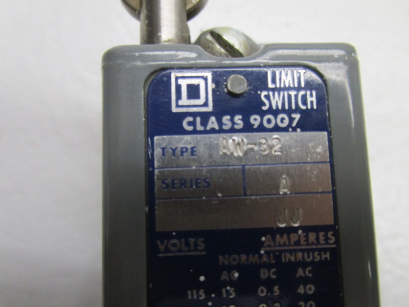 SQUARE D 9007-AW-32 LIMIT SWITCH  UNMP