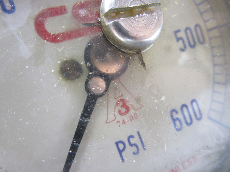CSE 74-00 PRESSURE GAUGE 0-600PSI  UNMP