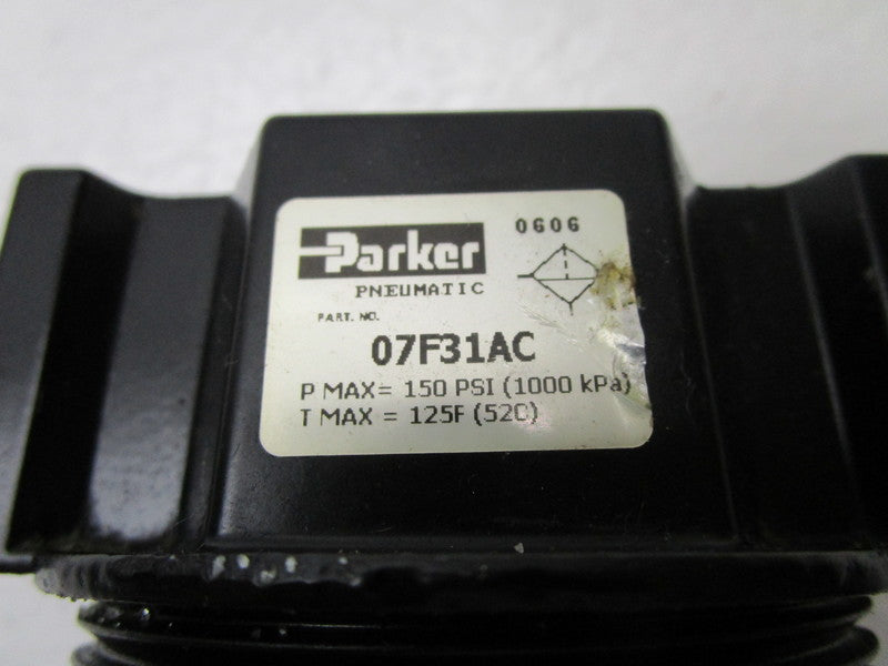 PARKER 07F31AC REGULATOR (AS PICTURED)  UNMP