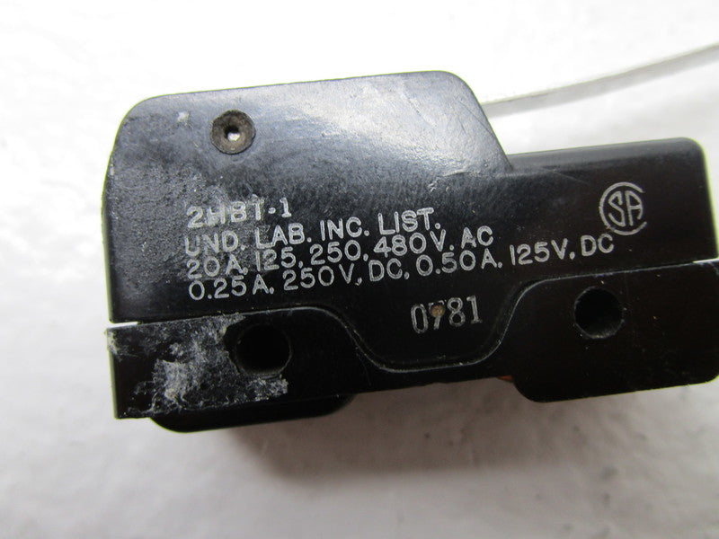 UNIMAX 2HBT-1 LIMIT SWITCH  NSNP
