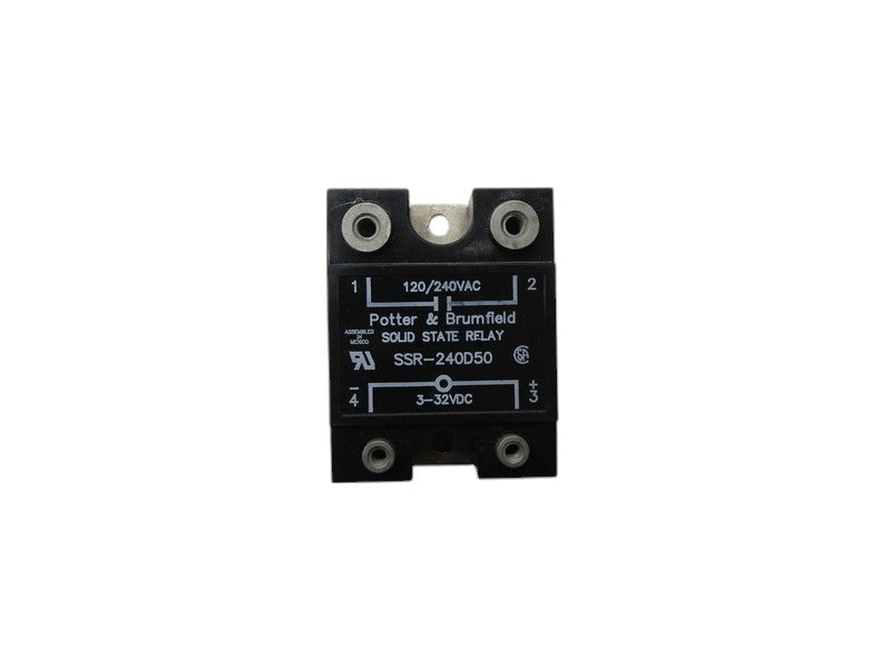 POTTER & BRUMFIELD SSR-240D50 SOLID STATE RELAY 120/240V  UNMP