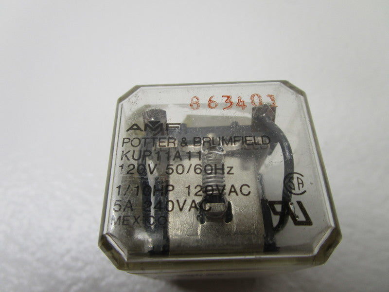 POTTER & BRUMFIELD KUP11A11 RELAY 120V  UNMP