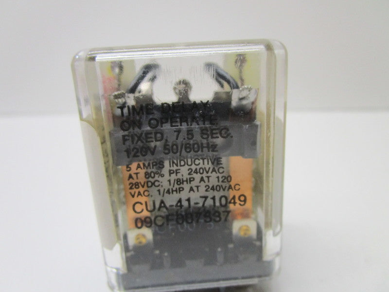 POTTER & BRUMFIELD CUA-41-71049 RELAY 120V  UNMP