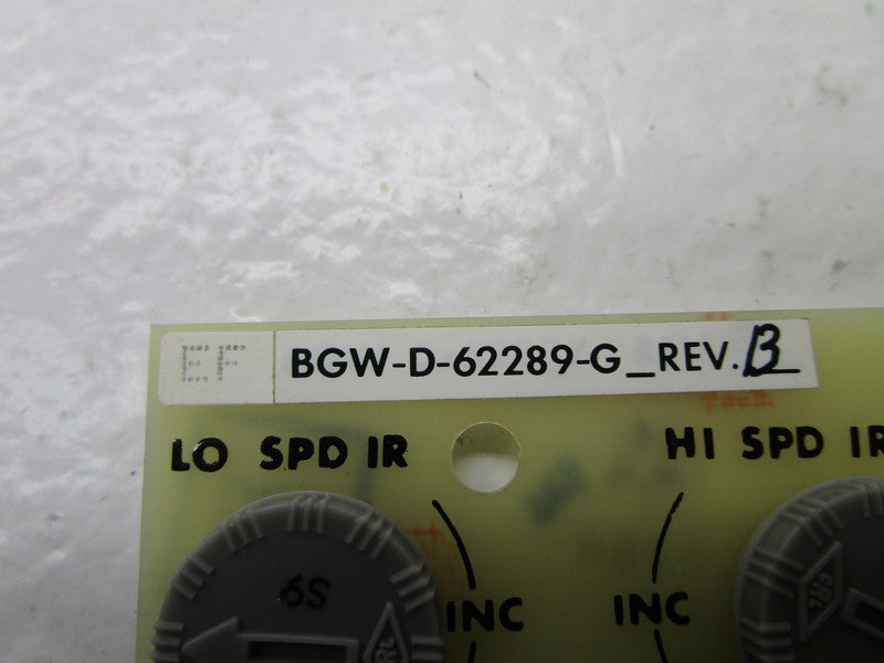 BOSTON BGW-D-62289-G CONTROL CARD  UNMP