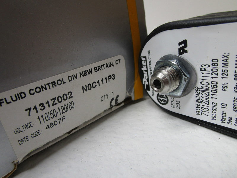 PARKER 7131Z002N0C111P3 SOLENOID 110/120V  NSMP