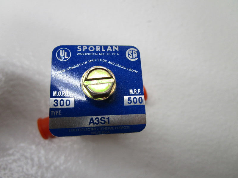 SPORLAN A3S1 SOLENOID VALVE  NSNP