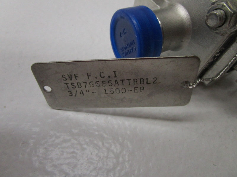 SVF TSB76666ATTRBL2 BALL VALVE 3/4"  NSNP