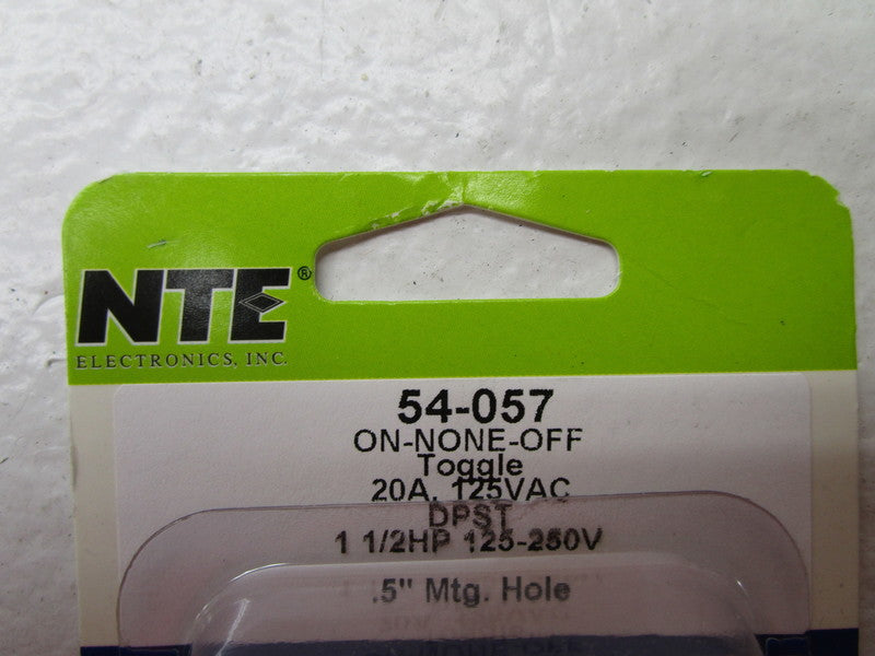 NTE 54-057 TOGGLE SWITCH  NSMP