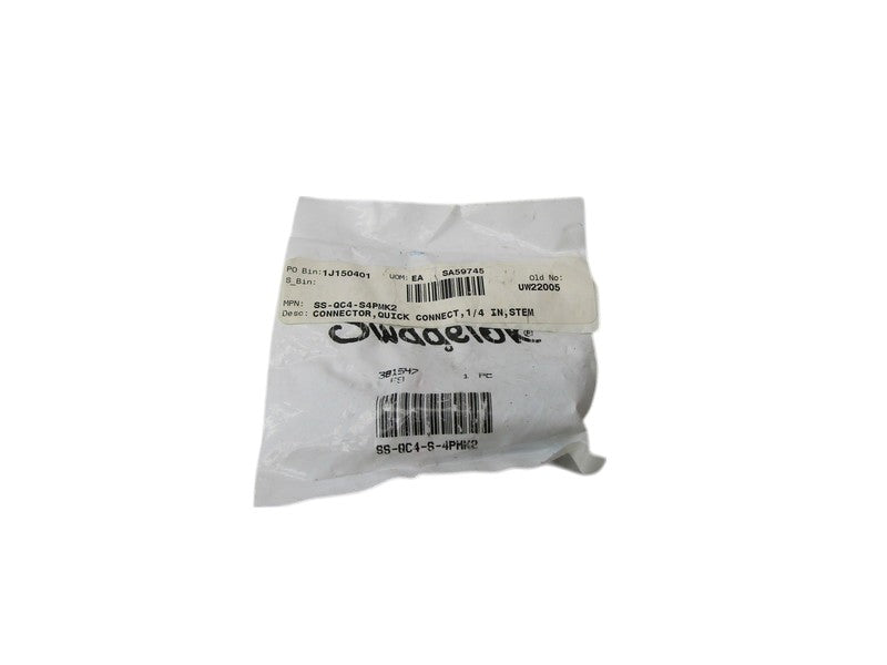 SWAGELOK SS-QC4-S-4PMK2 QUICK CONNECTOR  NSMP