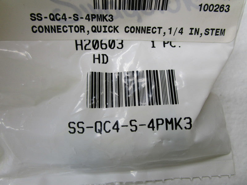 SWAGELOK SS-QC4-S-4PMK3 QUICK CONNECTOR  NSMP