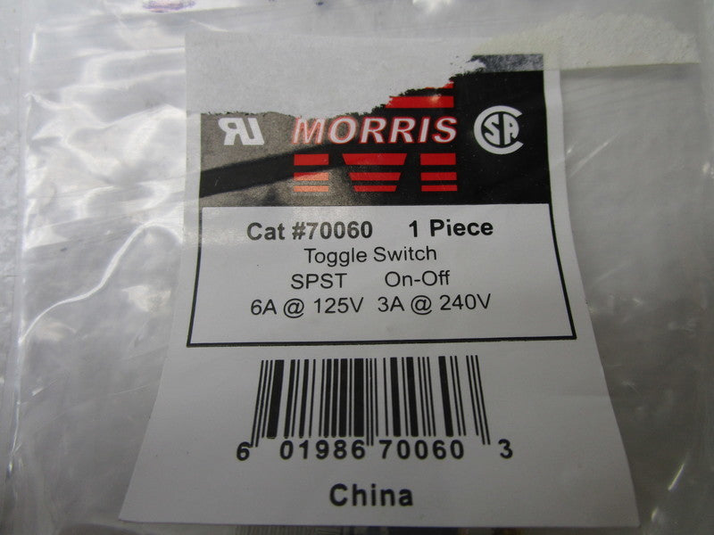 MORRIS 70060 TOGGLE SWITCH  NSMP