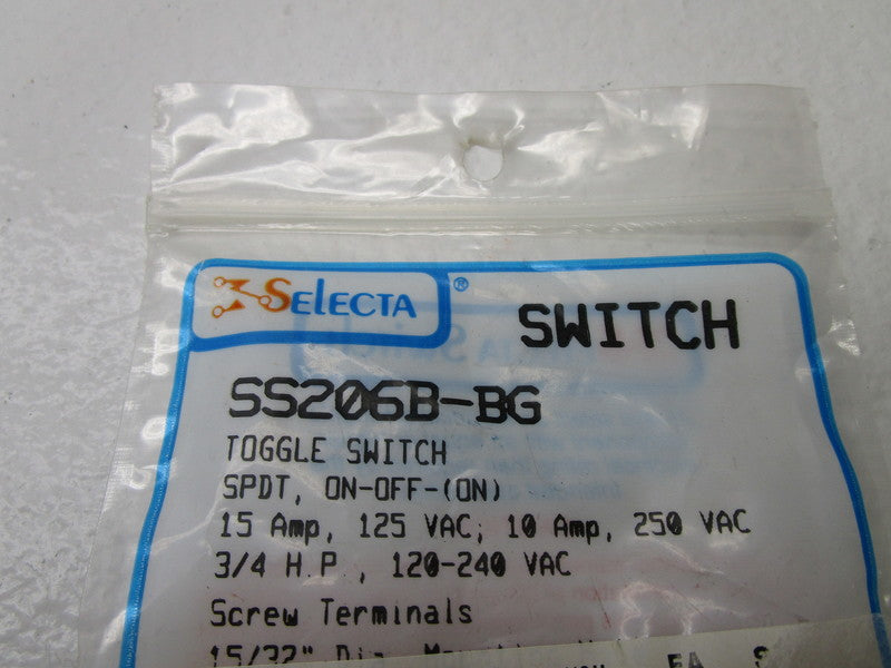 SELECTA SS206B-BG TOGGLE SWITCH  NSMP