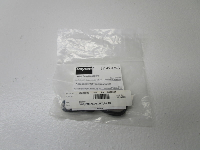 DAYTON 4YD79A AXIAL FAN * NEW IN FACTORY BAG *