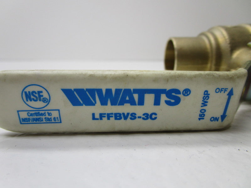 WATTS LFFBVS-3C BALL VALVE 3/4"  NSNP
