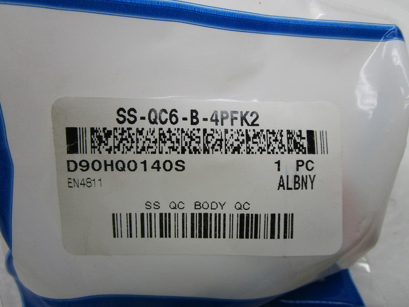 SWAGELOK SS-QC6-B-4PFK2 QUICK CONNECTOR  NSMP